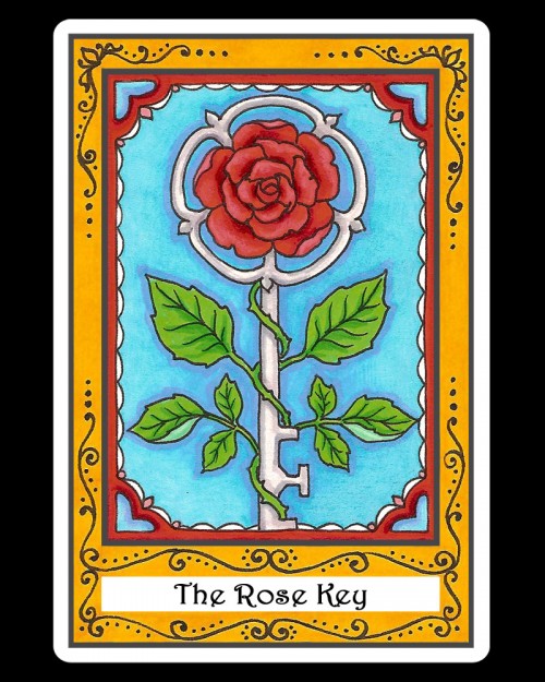 گل رز در کارت تاروت